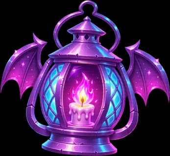 Winged fire lamp symbol